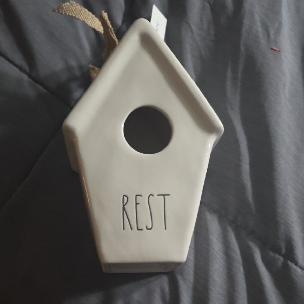 Rae Dunn Cream Birdhouse - REST